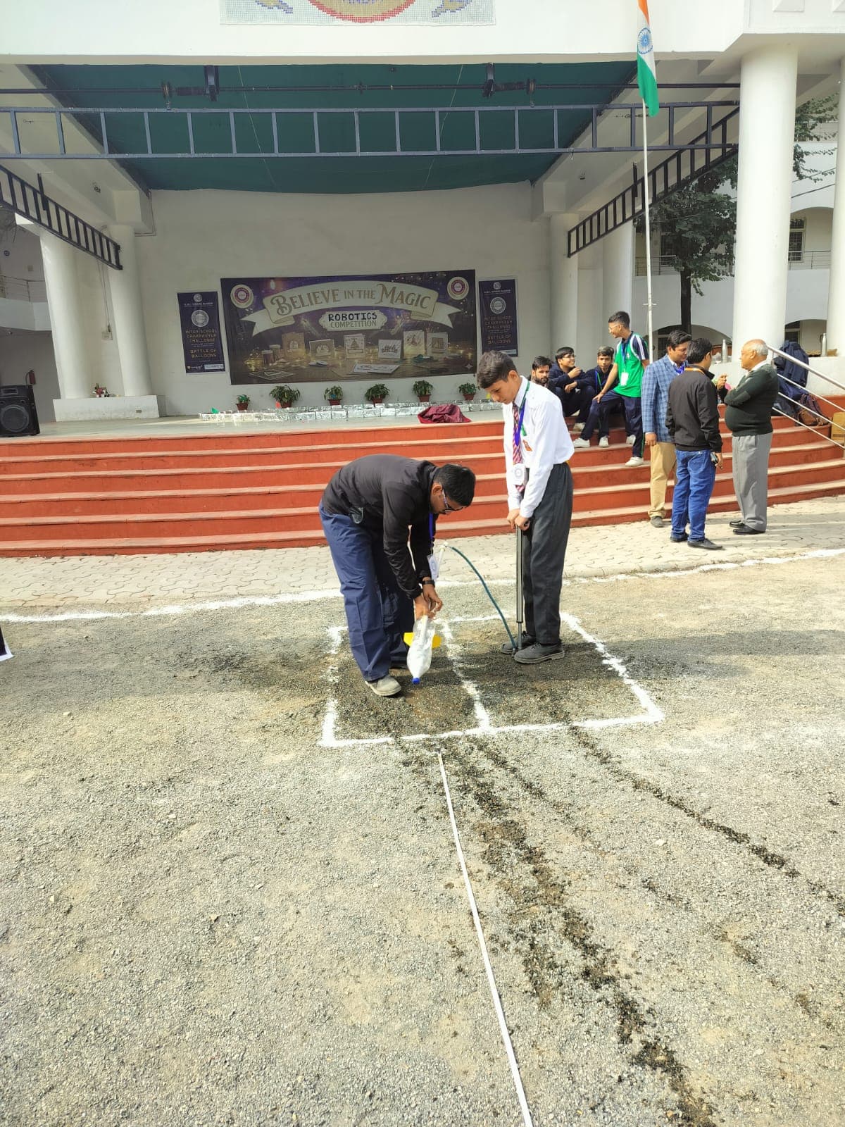 ICC Event students learning through hands-on robotics