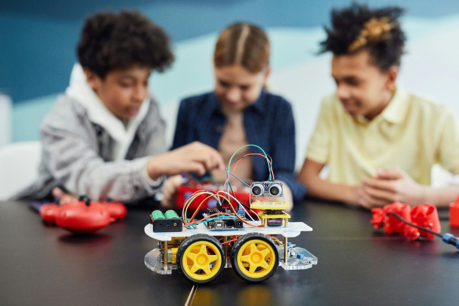 student-with-robots