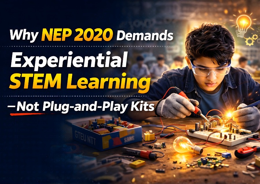 Why NEP 2020 Demands Experiential STEM Learning—Not Plug-and-Play Kits