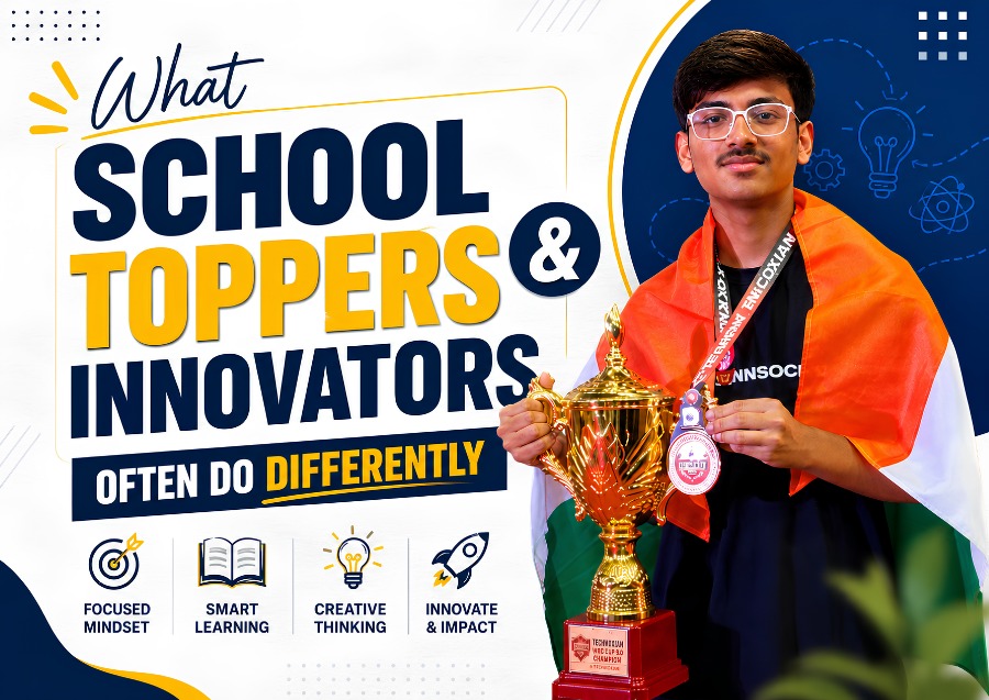 What School Toppers and Innovators Often Do Differently